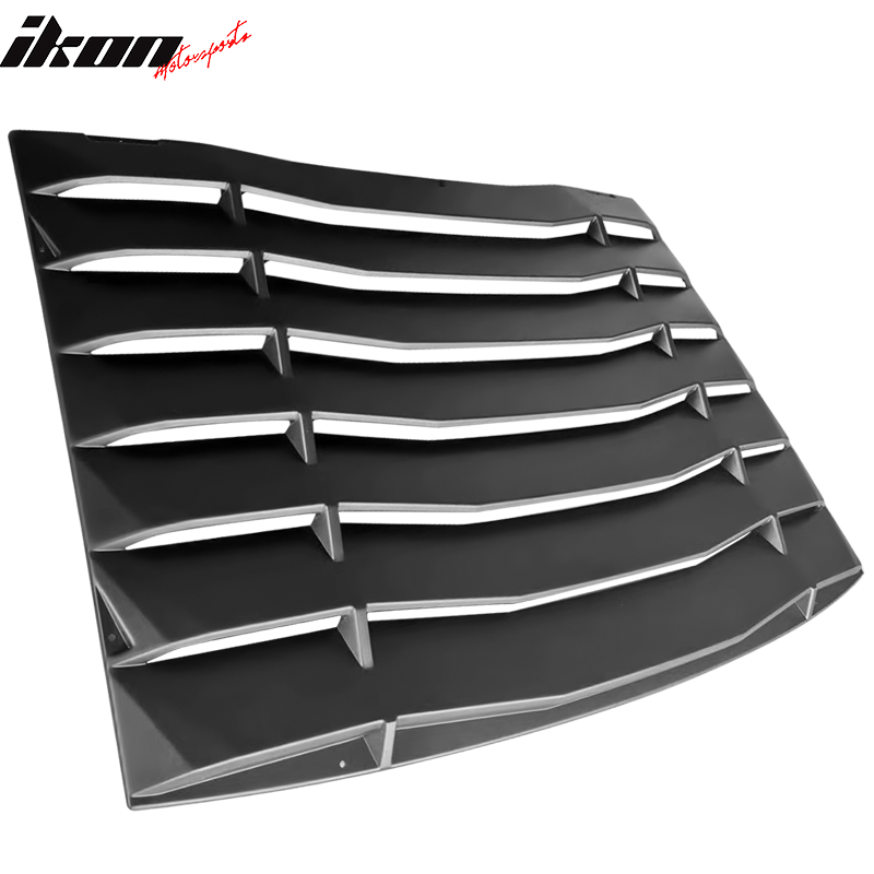 2005-2014 Ford Mustang IKON Style Rear Window Louvers ABS