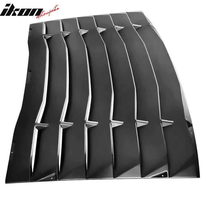 2005-2014 Ford Mustang Rear Unpainted Window Louvers Side Vent Scoops