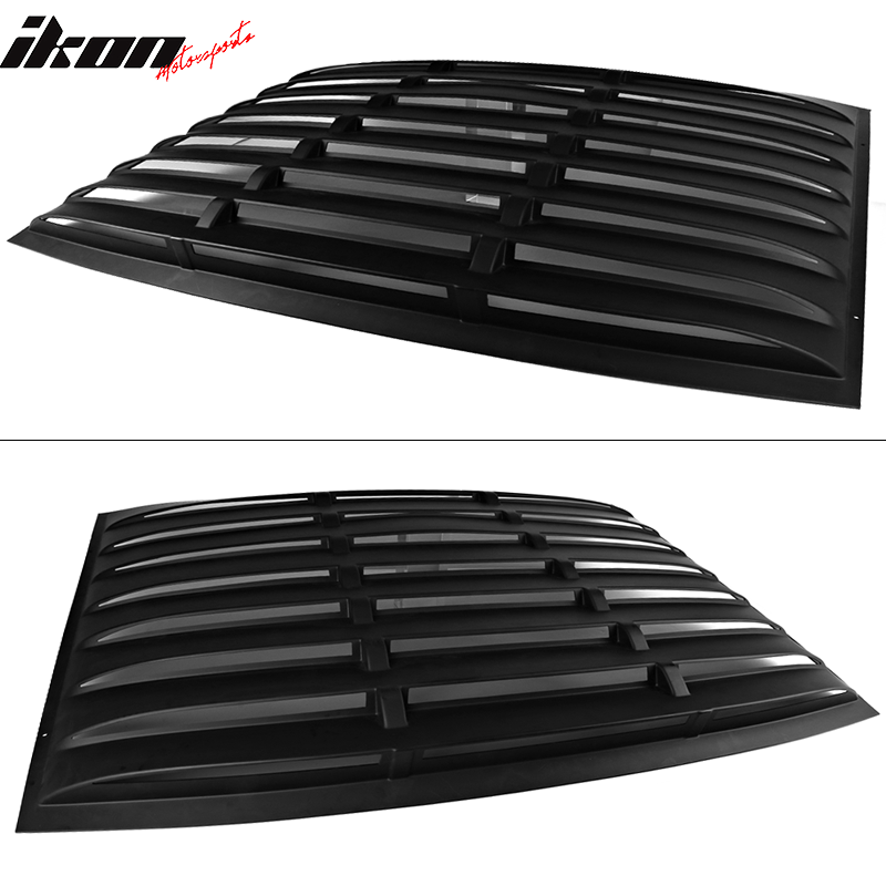 2005-2014 Ford Mustang GT V6 V8 Matte Black Rear Window Louver ABS