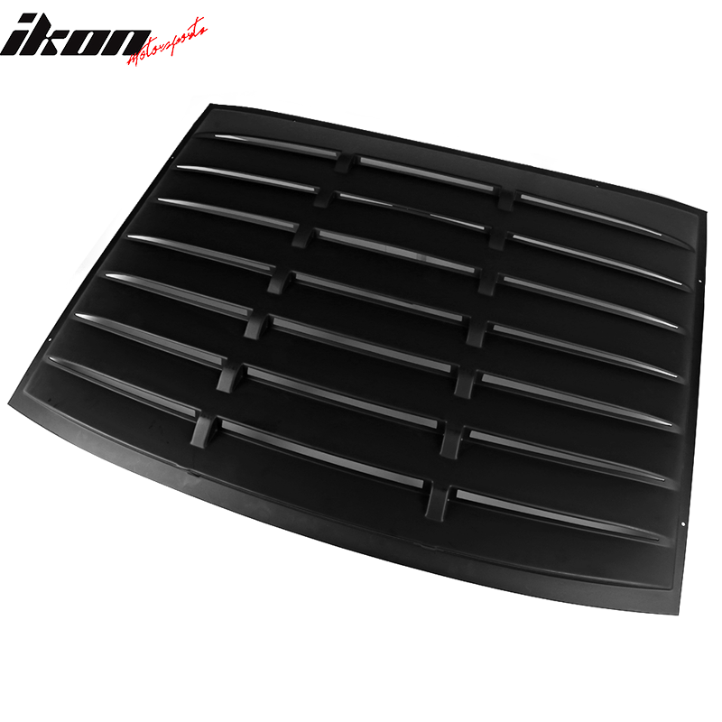 2005-2014 Ford Mustang GT V6 V8 Matte Black Rear Window Louver ABS