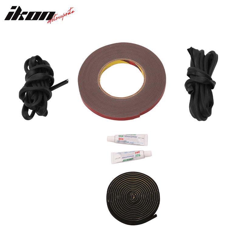 2015-2024 Ford Mustang IKON V2 Style Rear Window Louver  ABS