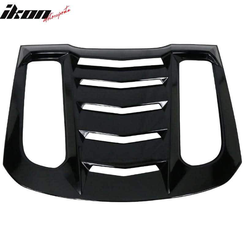 2015-2024 Ford Mustang IKON V2 Style Rear Window Louver ABS