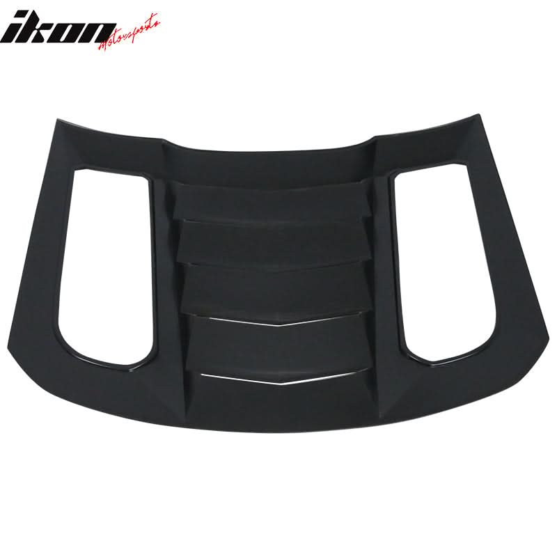 2015-2024 Ford Mustang IKON V2 Style Rear Window Louver ABS