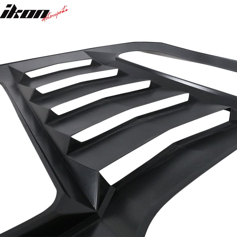 2015-2024 Ford Mustang IKON V2 Style Rear Window Louver ABS