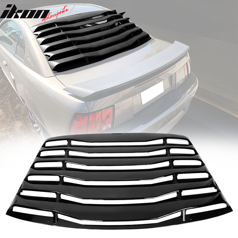1999-2004 Ford Mustang IKON Style Rear Window Louver ABS