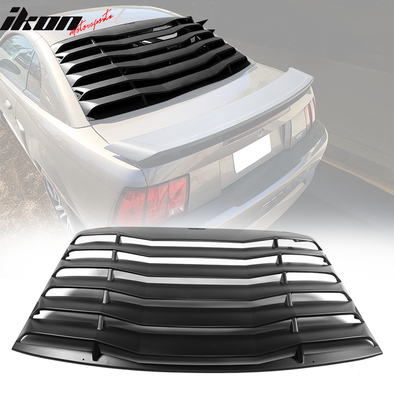 1999-2004 Ford Mustang IKON Style Rear Window Louver ABS