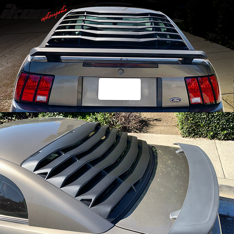 1999-2004 Ford Mustang IKON Style Rear Window Louver ABS