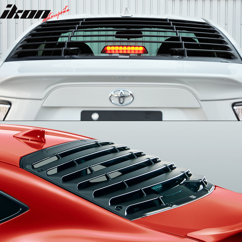 2013-2020 Subaru BRZ T Style Rear Window Louver ABS