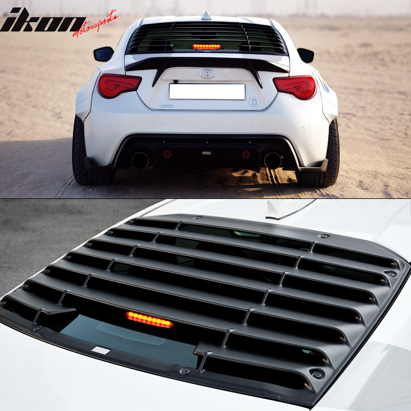 2013-2020 Subaru BRZ T Style Rear Window Louver ABS