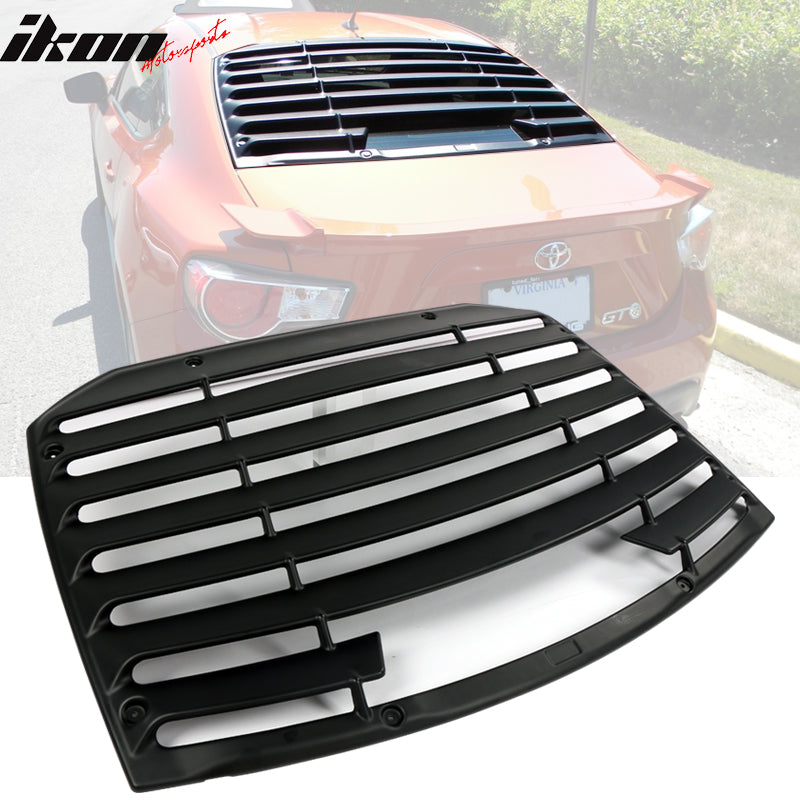 2013-2020 Subaru BRZ T Style Rear Window Louver ABS