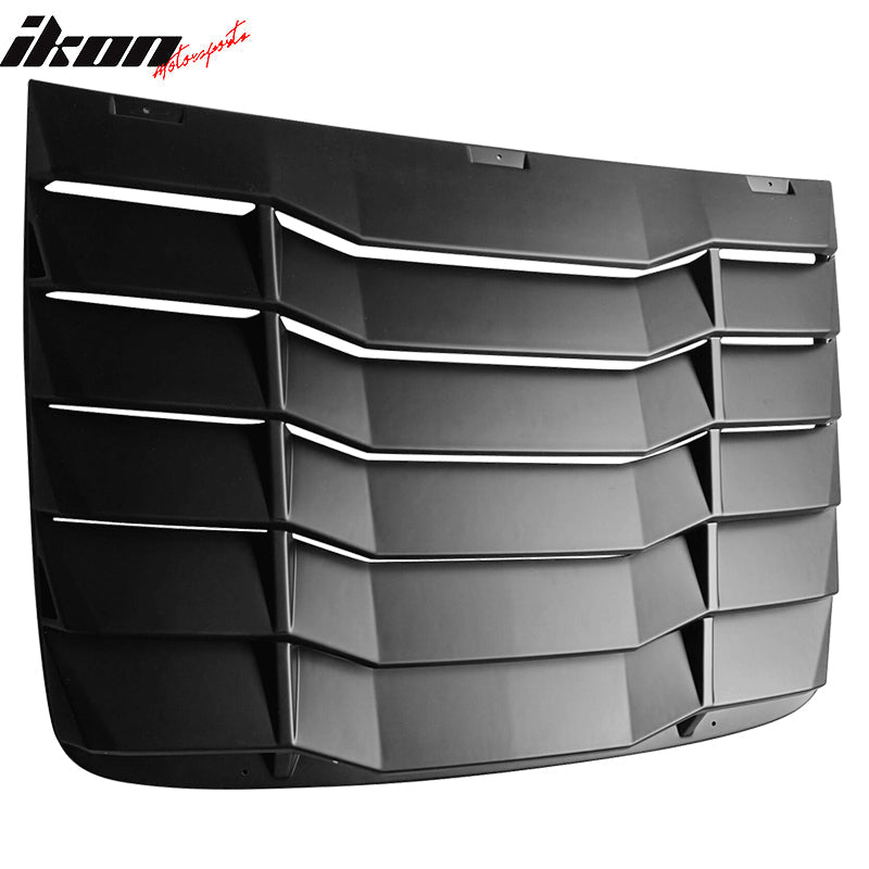 2016-2020 Honda Civic 2Dr Coupe Black Rear Window Louver ABS