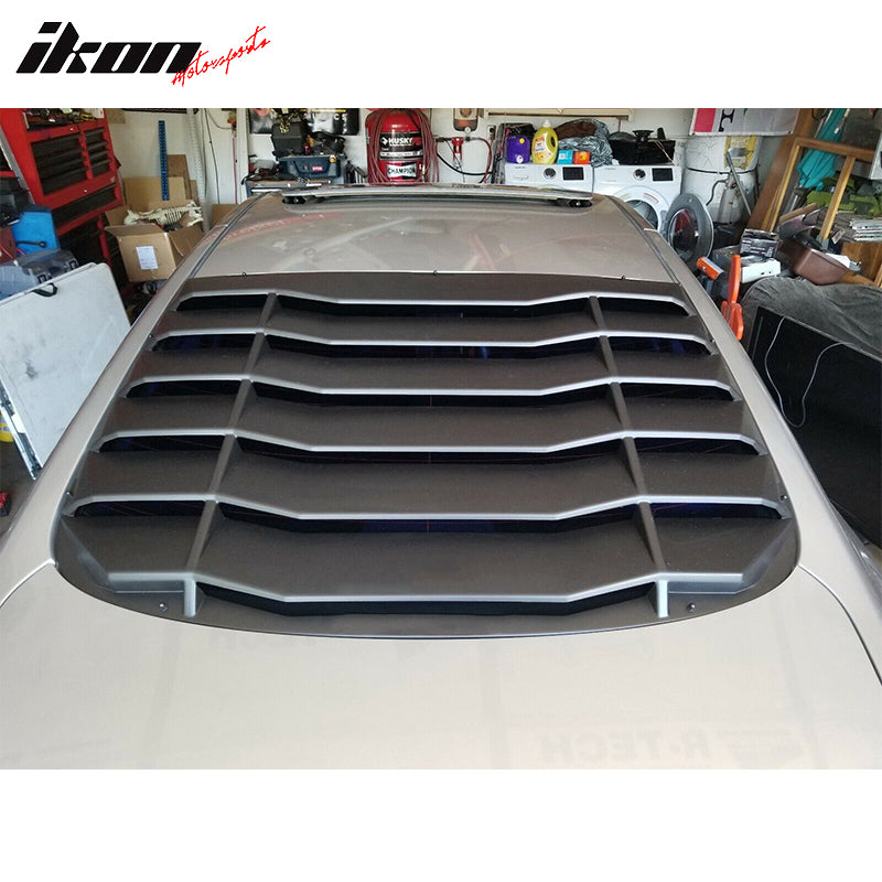 2003-2007 Infiniti G35 Coupe Unpainted ABS Rear Window Louver