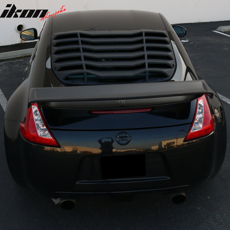 2009-2020 Nissan 370Z Coupe IKON Style Rear Window Scoop Louver Cover