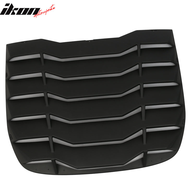 2009-2020 Nissan 370Z Coupe IKON Style Rear Window Scoop Louver Cover