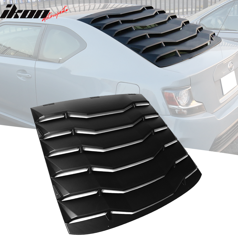2011-2016 Scion TC IKON Style Rear Window Louver Gloss ABS