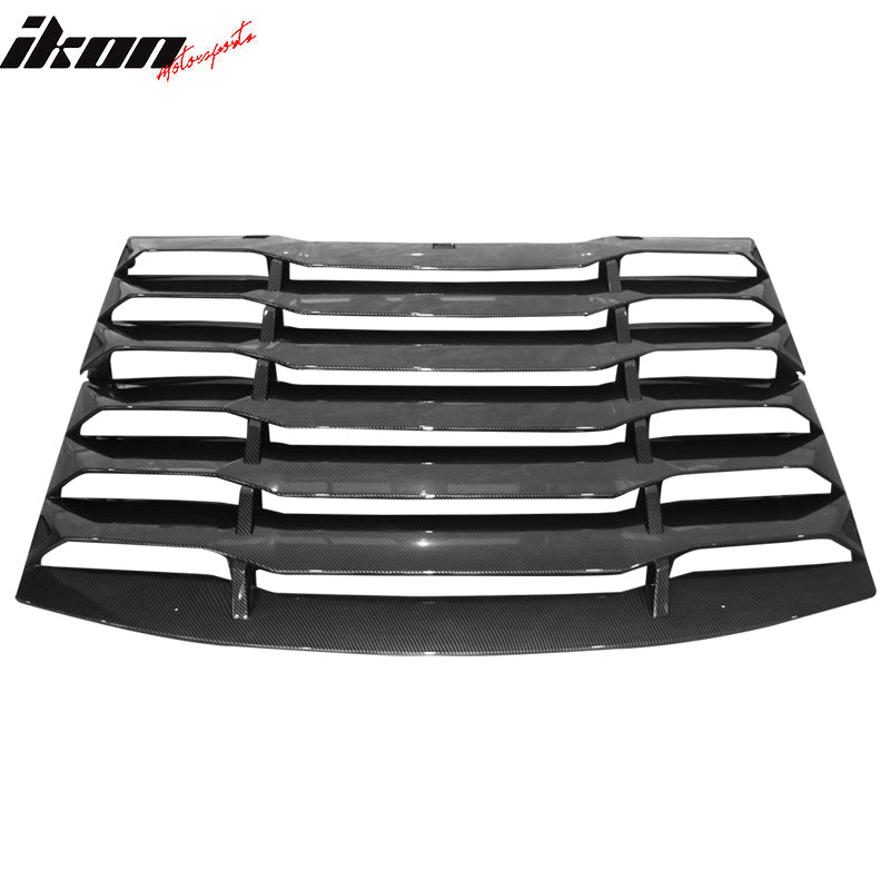2011-2024 Dodge Charger IKON Window Louver Cover ABS 3PCS