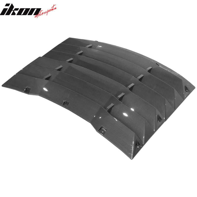 2011-2024 Dodge Charger IKON Window Louver Cover ABS 3PCS
