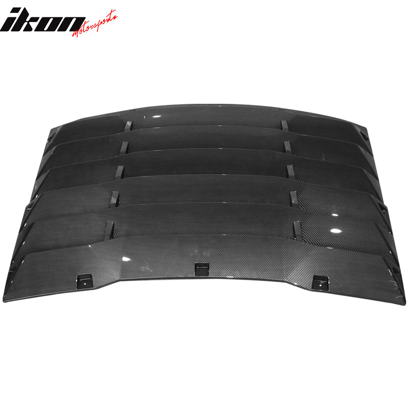 2011-2024 Dodge Charger IKON Window Louver Cover ABS 3PCS
