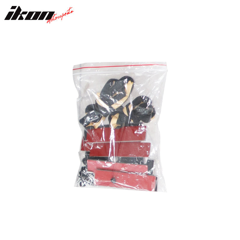 2011-2023 Dodge Charger IKON ABS Rear Window Louver 3PCS