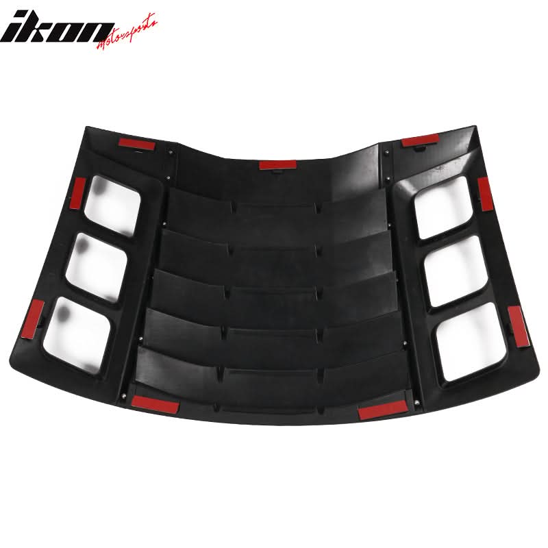 2011-2023 Dodge Charger IKON ABS Rear Window Louver 3PCS