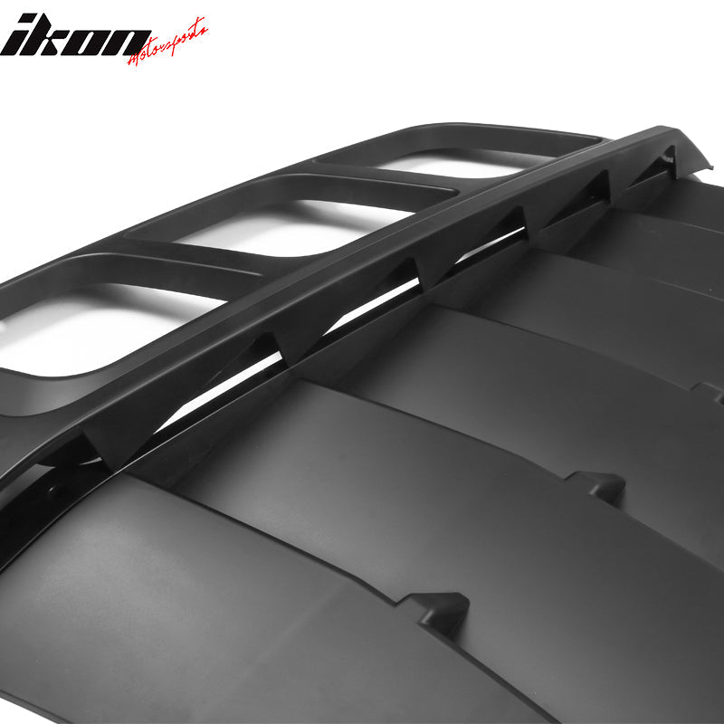 2011-2023 Dodge Charger IKON ABS Rear Window Louver 3PCS