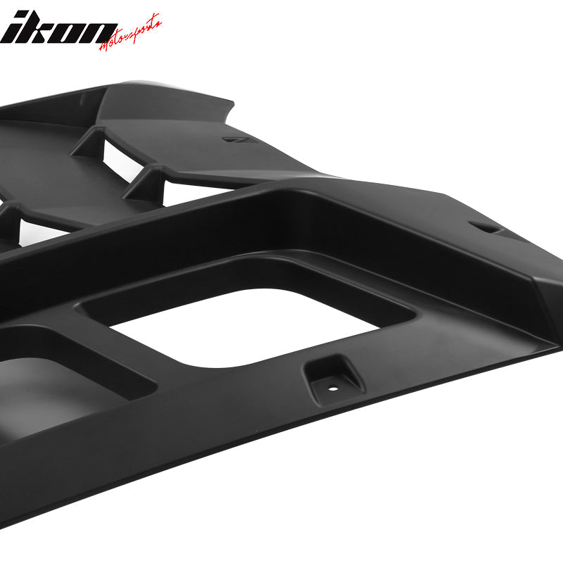 2011-2023 Dodge Charger IKON ABS Rear Window Louver 3PCS