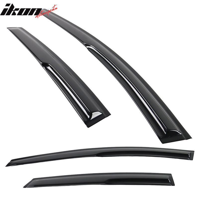 2008-2011 Ford Focus 4Door Acrylic 4PC Tape On Window Visors Guard