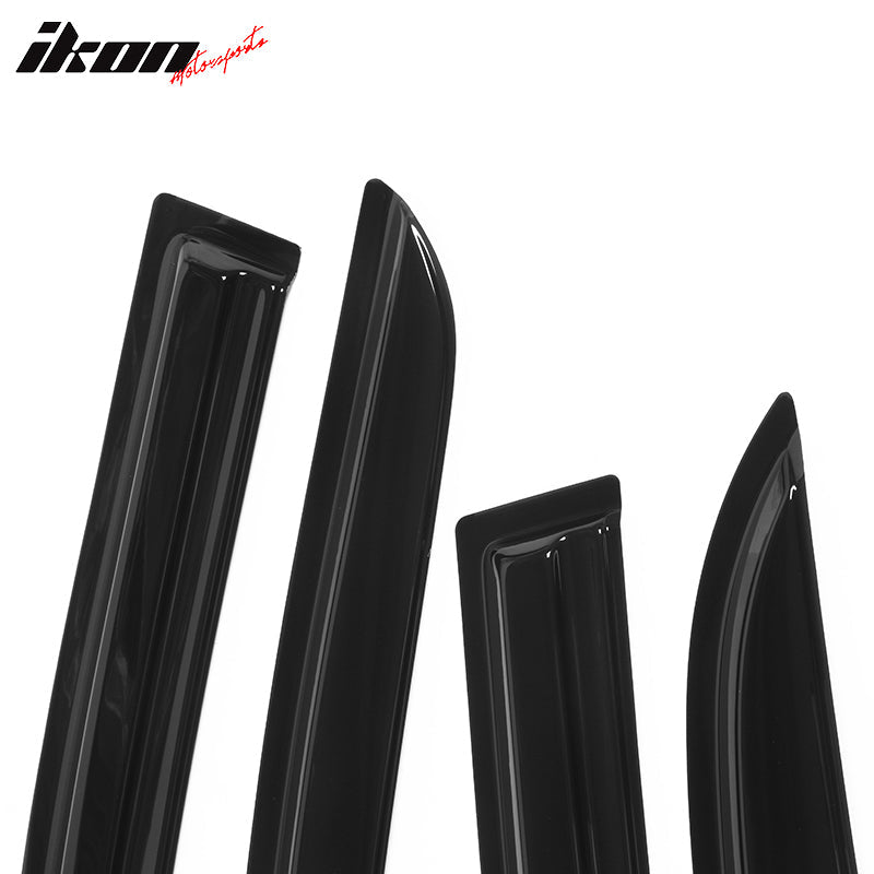 2003-2007 Honda Accord 4Door Acrylic 4PC Tape On Window Visors Guard