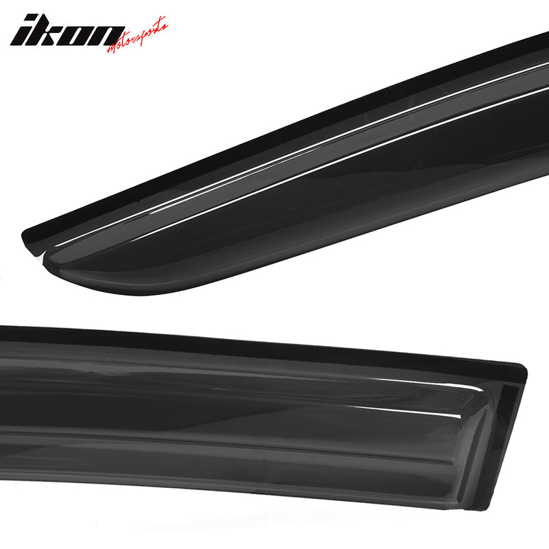 2003-2007 Honda Accord 4Door Acrylic 4PC Tape On Window Visors Guard