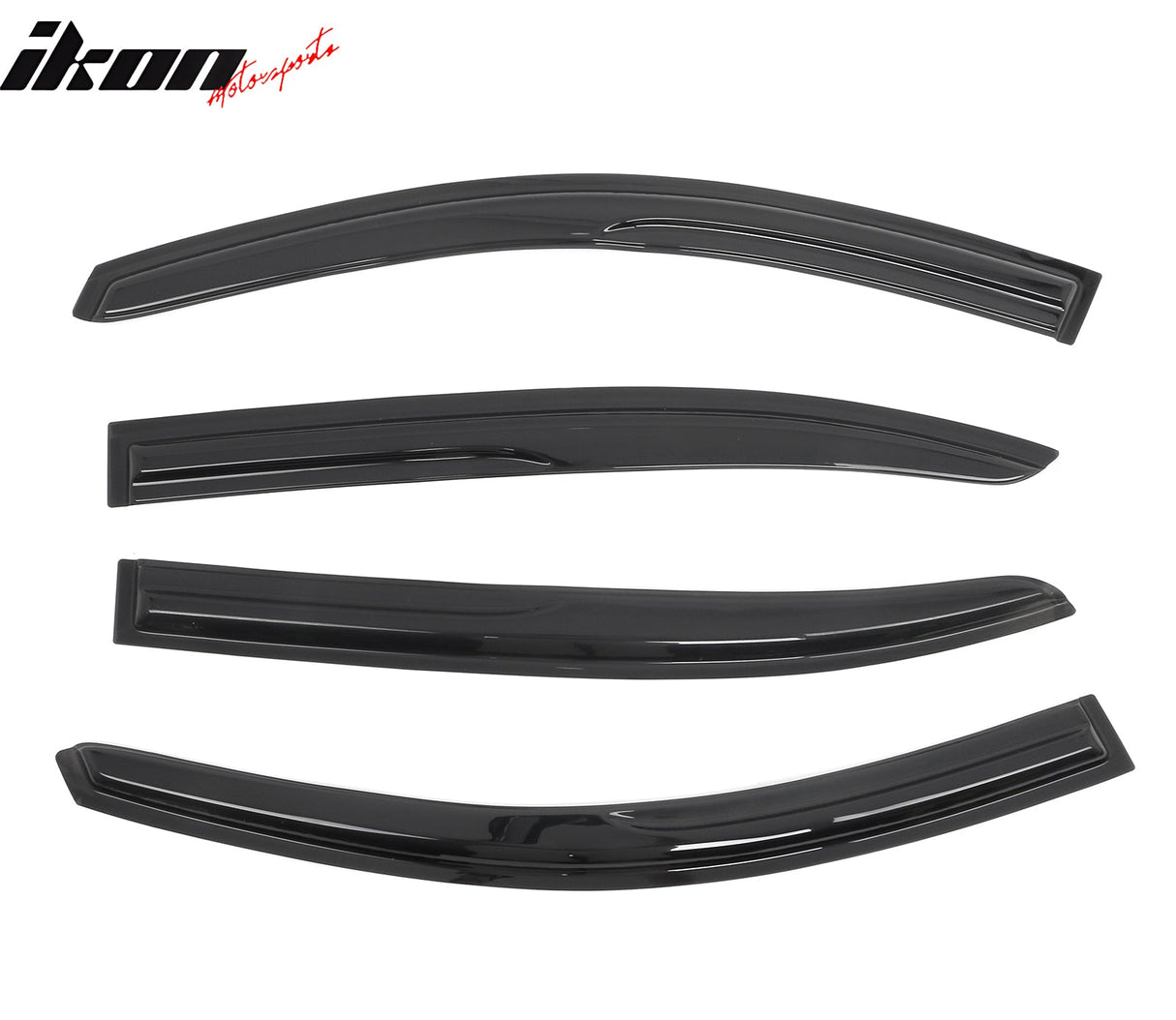 2008-2012 Honda Accord 4-Door Sedan Acrylic 4PC Tape On Window Visors