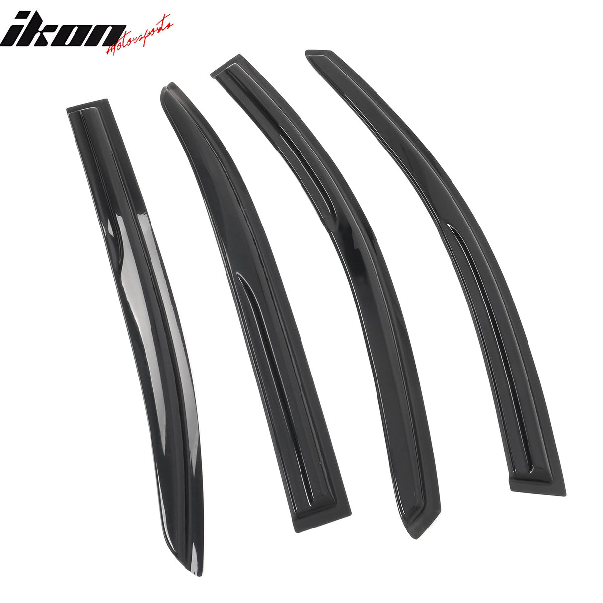 2008-2012 Honda Accord 4-Door Sedan Acrylic 4PC Tape On Window Visors