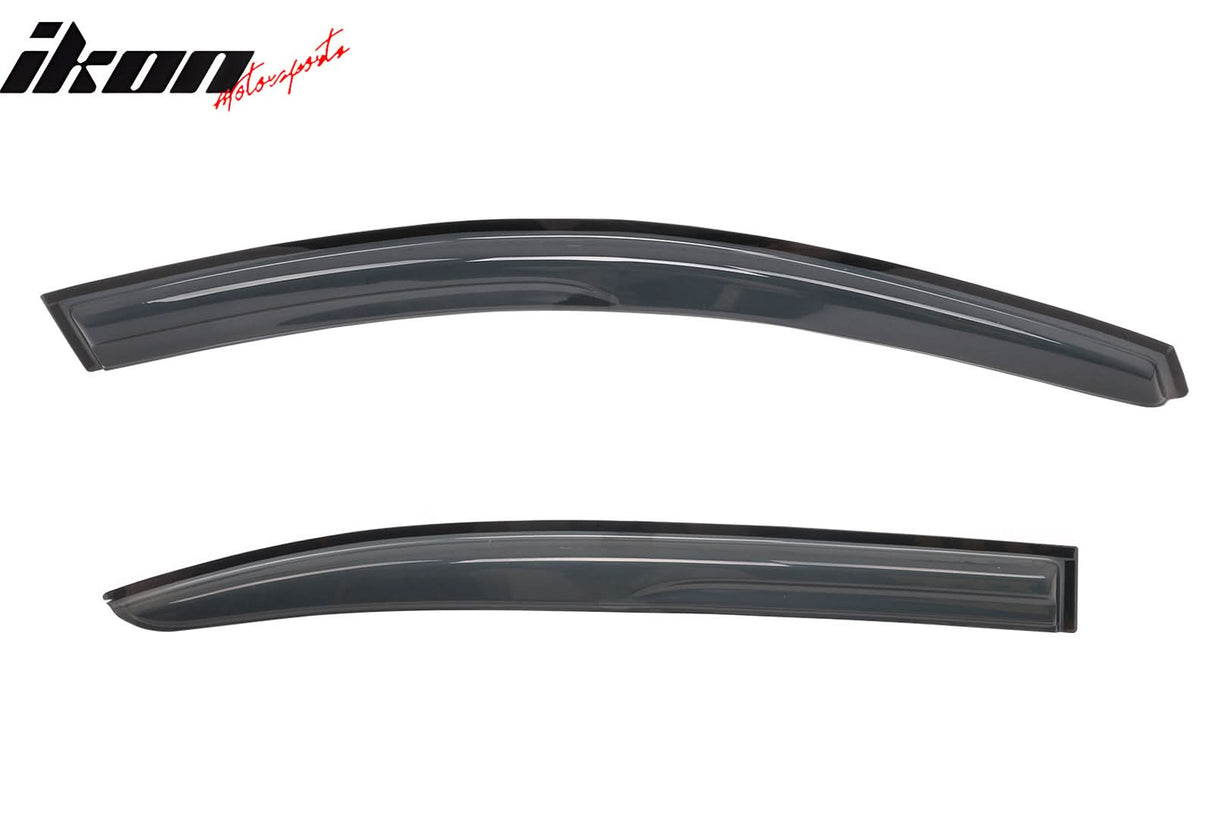 2008-2012 Honda Accord 4-Door Sedan Acrylic 4PC Tape On Window Visors