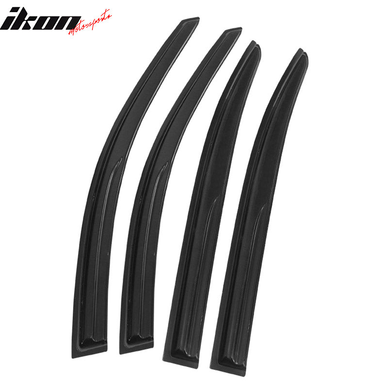 2008-2012 Honda Accord 4-Door Sedan Acrylic 4PC Tape On Window Visors