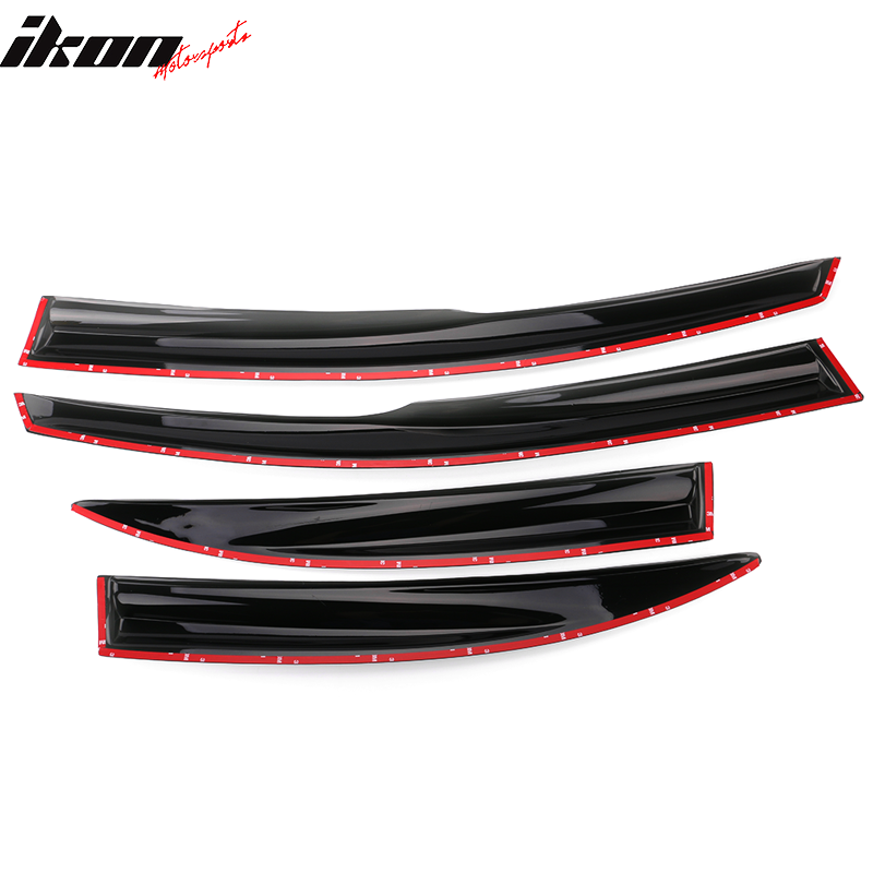 2006-2011 Honda Civic Sedan 4-Door Window Visor Acrylic 4PC Rain Guard
