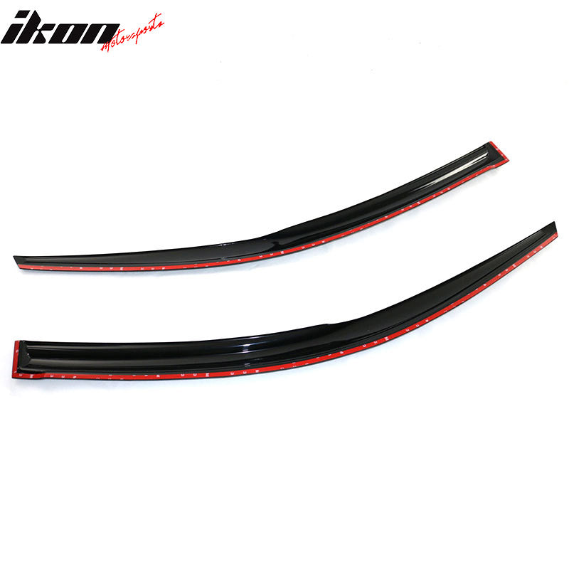 2011-2016 Honda CR-Z Acrylic 4PC Window Visors Tape On Rain Guard