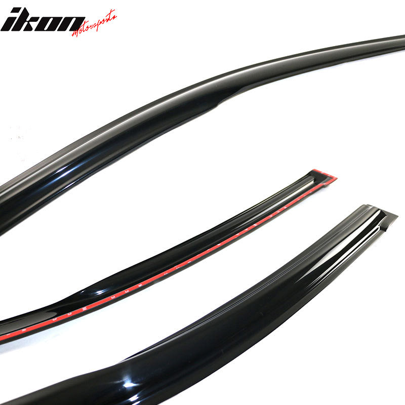 2011-2016 Honda CR-Z Acrylic 4PC Window Visors Tape On Rain Guard