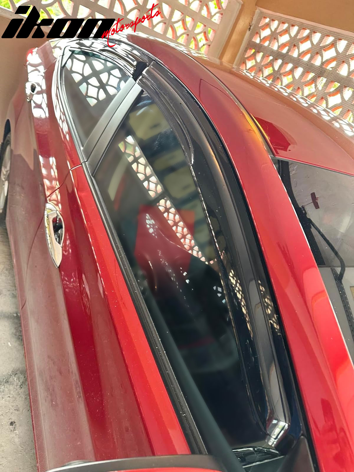 2011-2016 Hyundai Elantra Sedan Mugen Style Sun Rain Window Visor