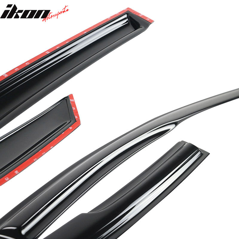 2011-2016 Hyundai Elantra Sedan Mugen Style Sun Rain Window Visor