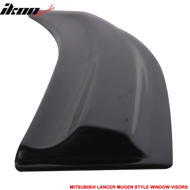 2008-2017 Mitsubishi Lancer EVO Window VisorsAcrylic 4PC