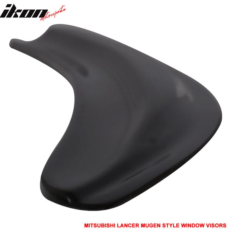 2008-2017 Mitsubishi Lancer EVO Window VisorsAcrylic 4PC