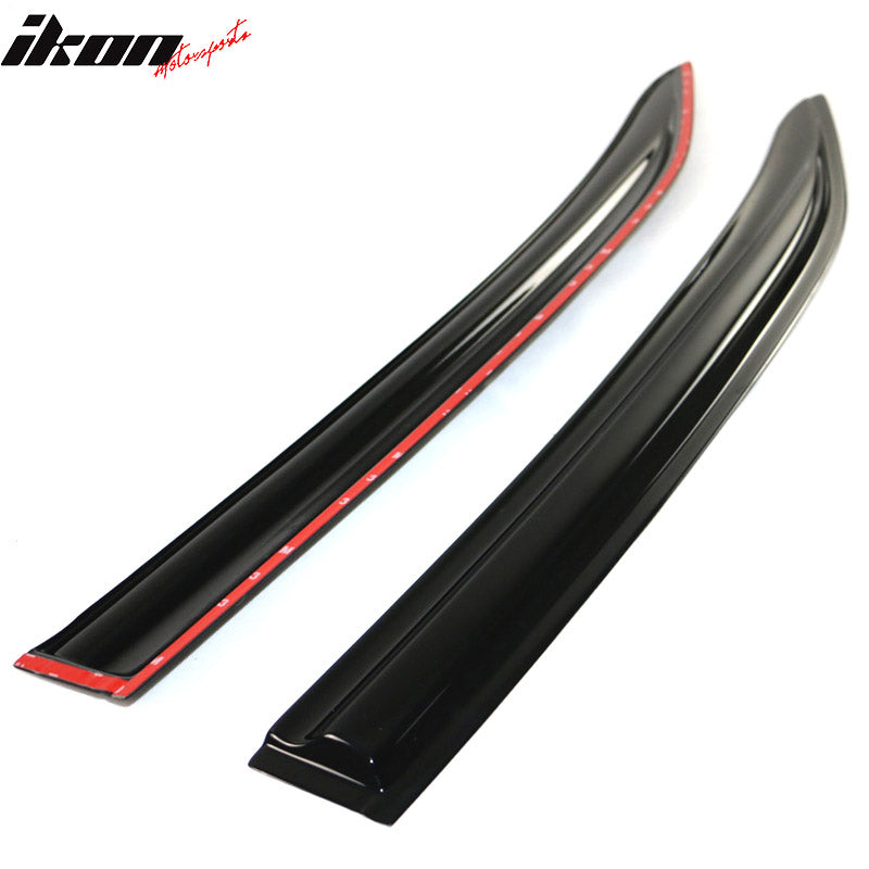 2007-2011 Toyota Camry Acrylic 4PC Window Visors Tape On Rain Guard