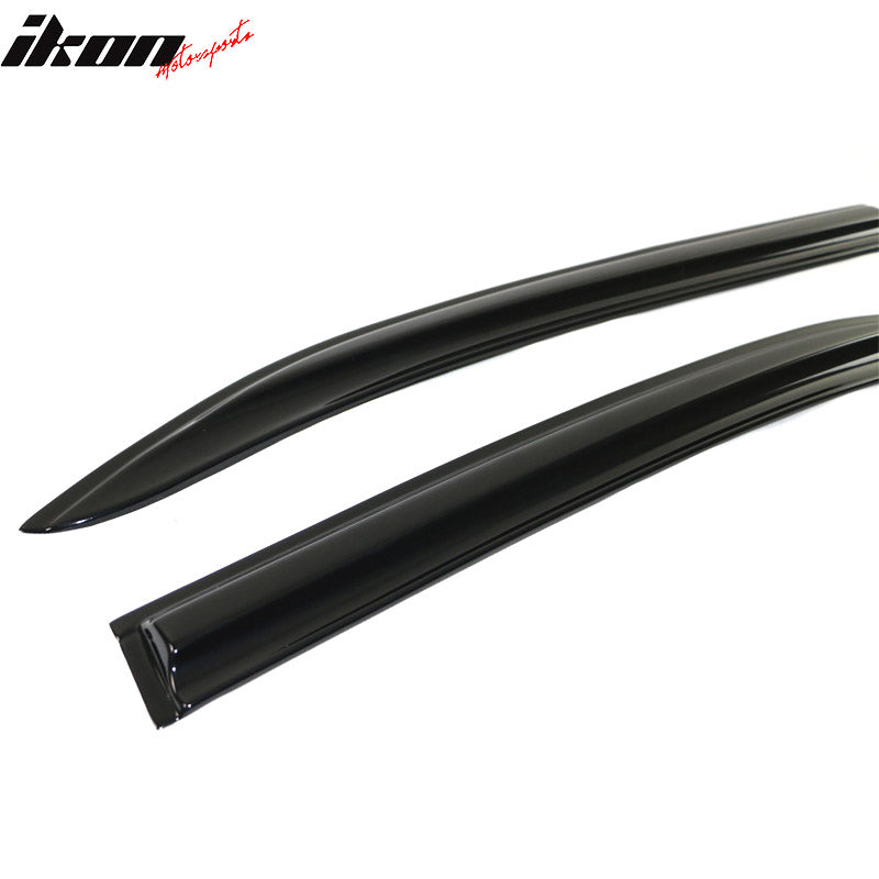 2007-2011 Toyota Camry Acrylic 4PC Window Visors Tape On Rain Guard