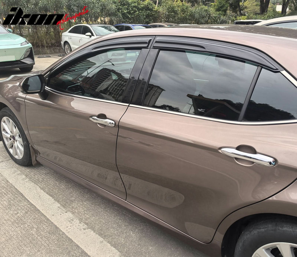 2018-2024 Toyota Camry Mugen V2 Style Tape on Window Visors Guards