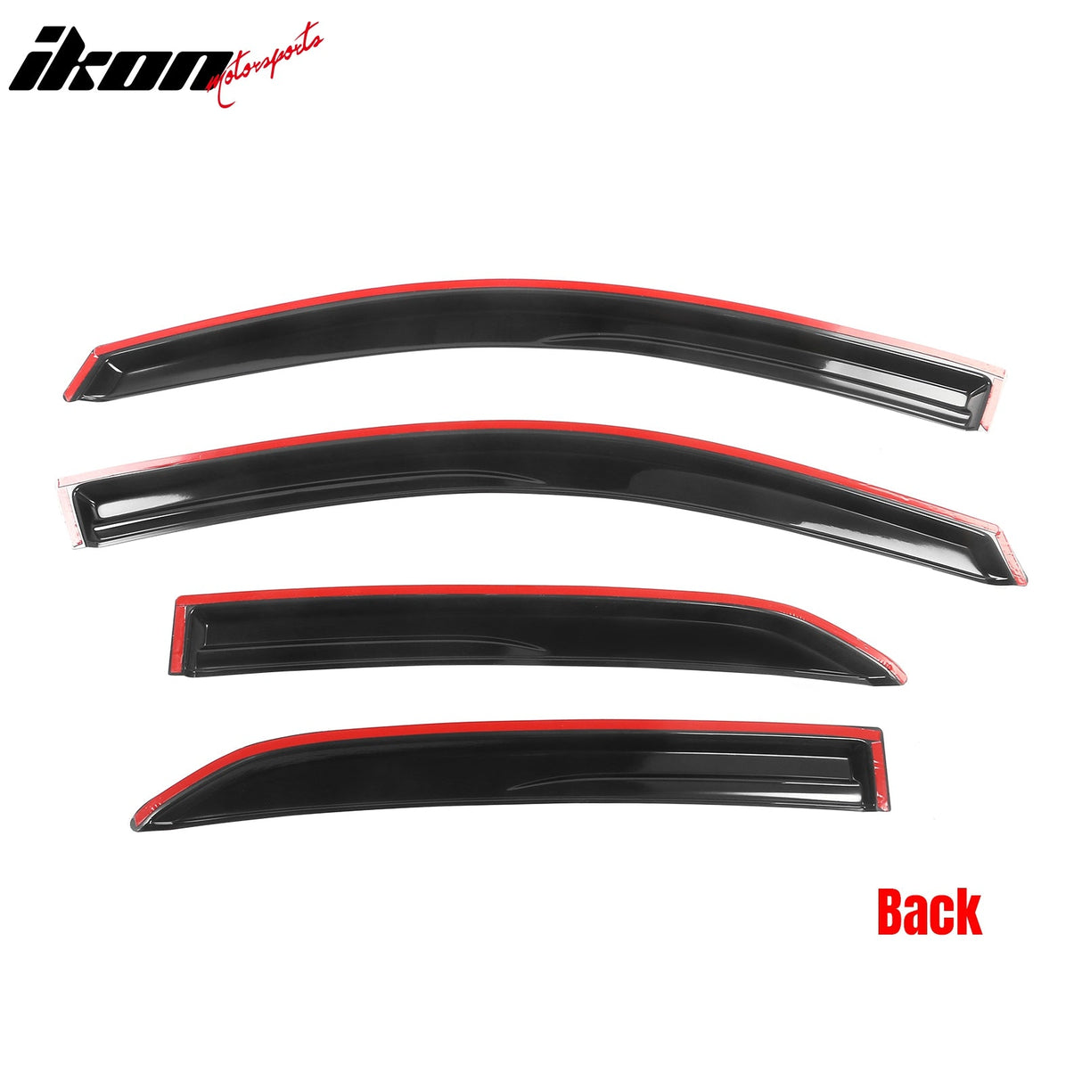 2009-2013 Toyota Corolla Mugen Style Smoke Window Visor Guard Acrylic
