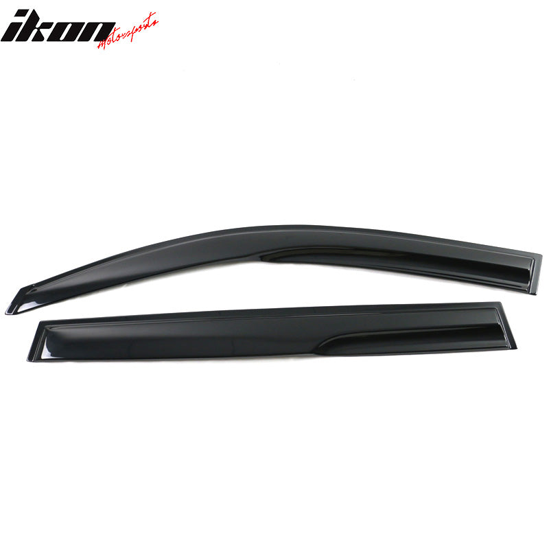 2008-2013 Toyota Highlander Acrylic 4PC Window Visors Tape On Guard