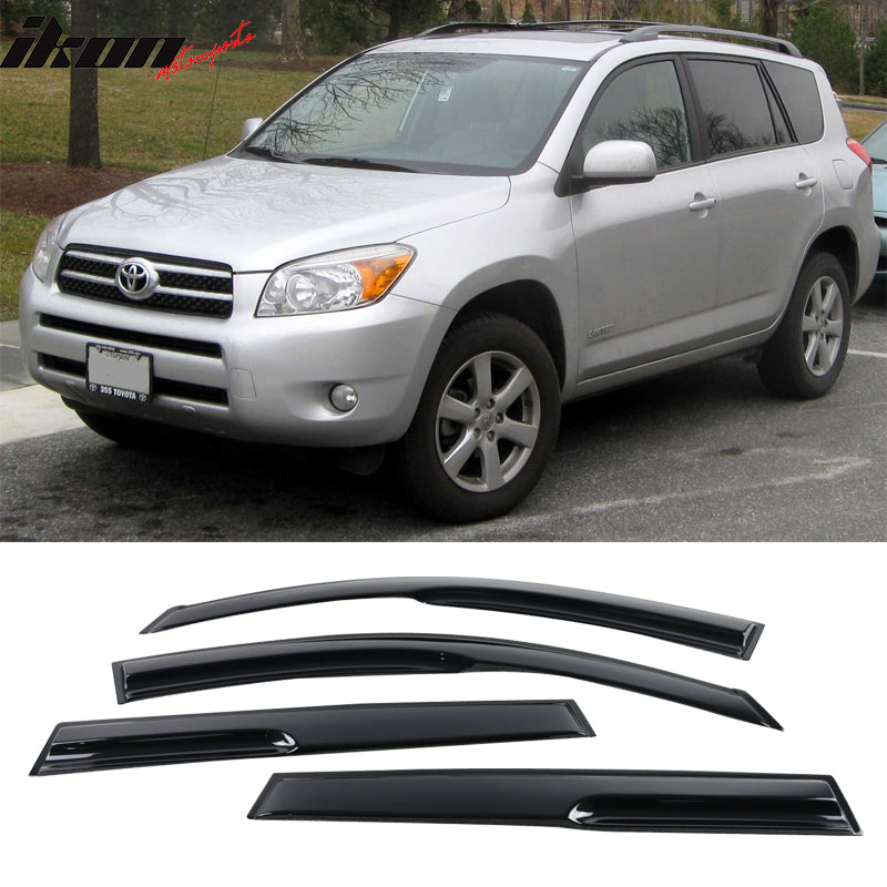 2006-2012 Toyota RAV4 XA30 Mugen Mug Smoke/Tinted Window Visor Acrylic