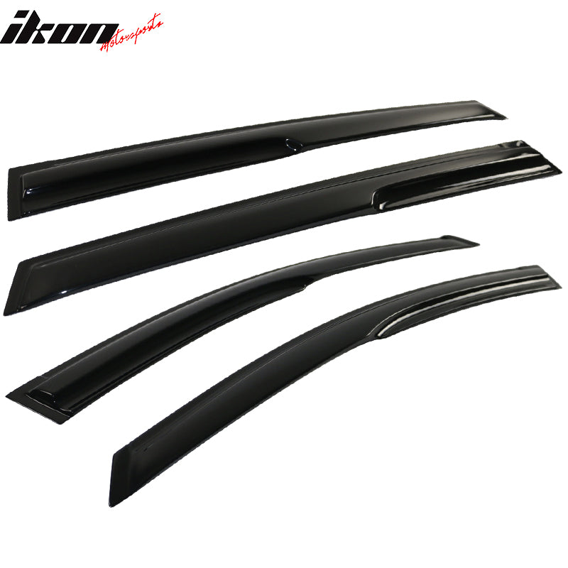 2013-2018 Toyota RAV4 Acrylic 4PC Window Visors Tape On Rain Guard