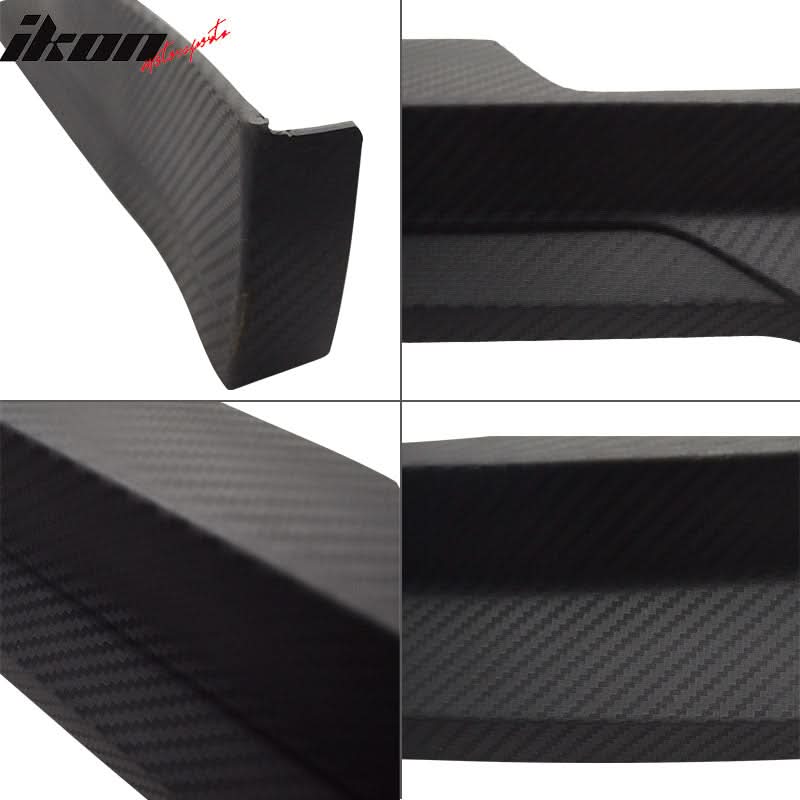 2003-2005 Honda Accord Sedan HC1 Black CF Texture Front Bumper Lip