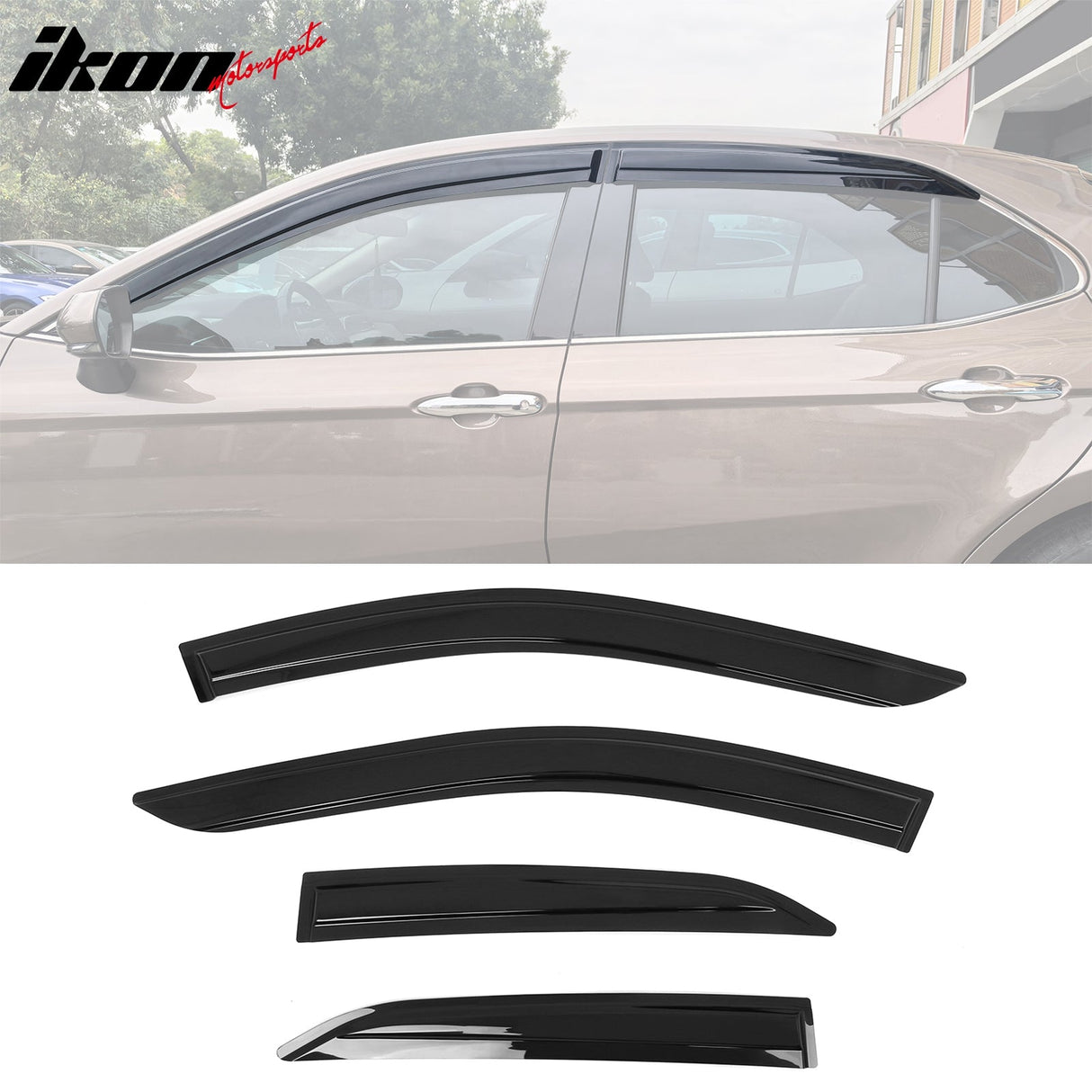 2018-2024 Toyota Camry Mugen Large Style Tape on Window Visors Guards