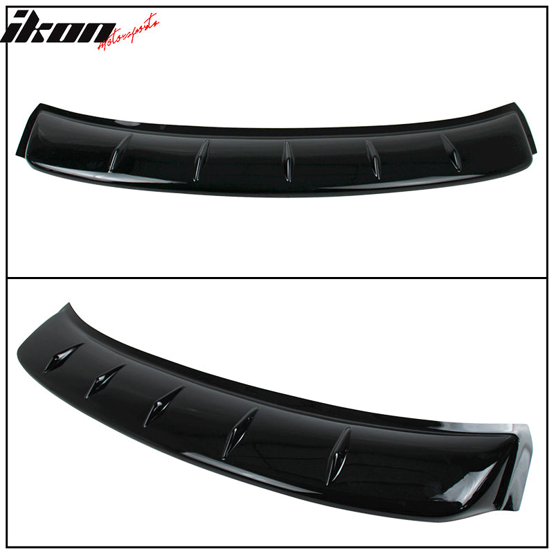 Fits 16-21 Honda Civic Sedan IK V Roof Spoiler Window Visor Smoke Wing